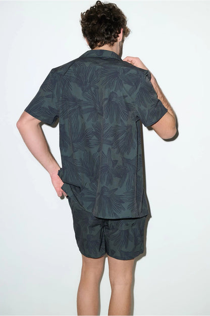 Saint Tropez Cabana Shirt – Dark Olive