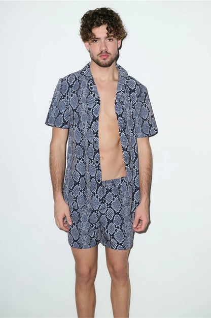 Saint Tropez Cabana Shirt Snake