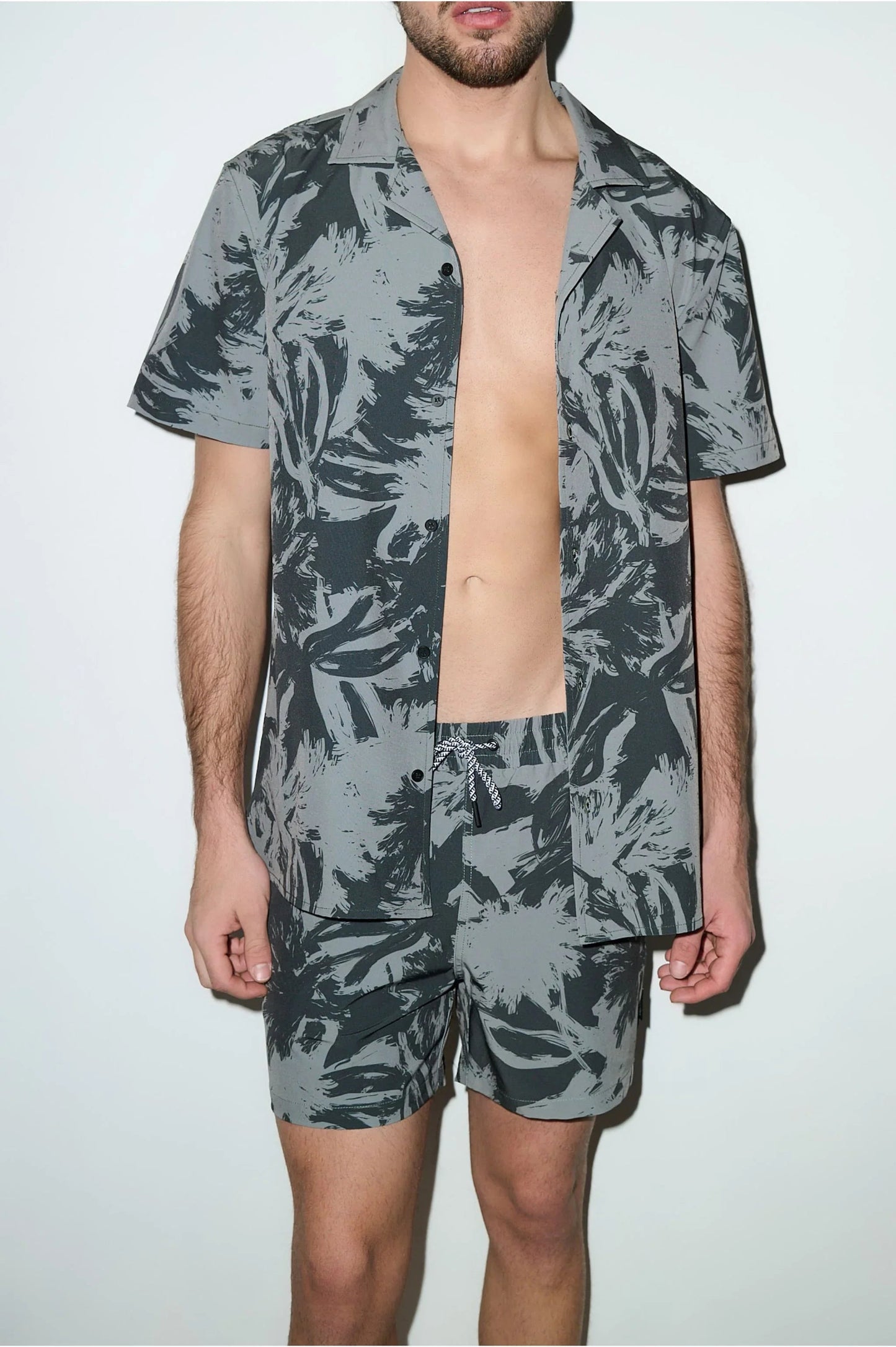 Saint Tropez Cabana Shirt Light Fern