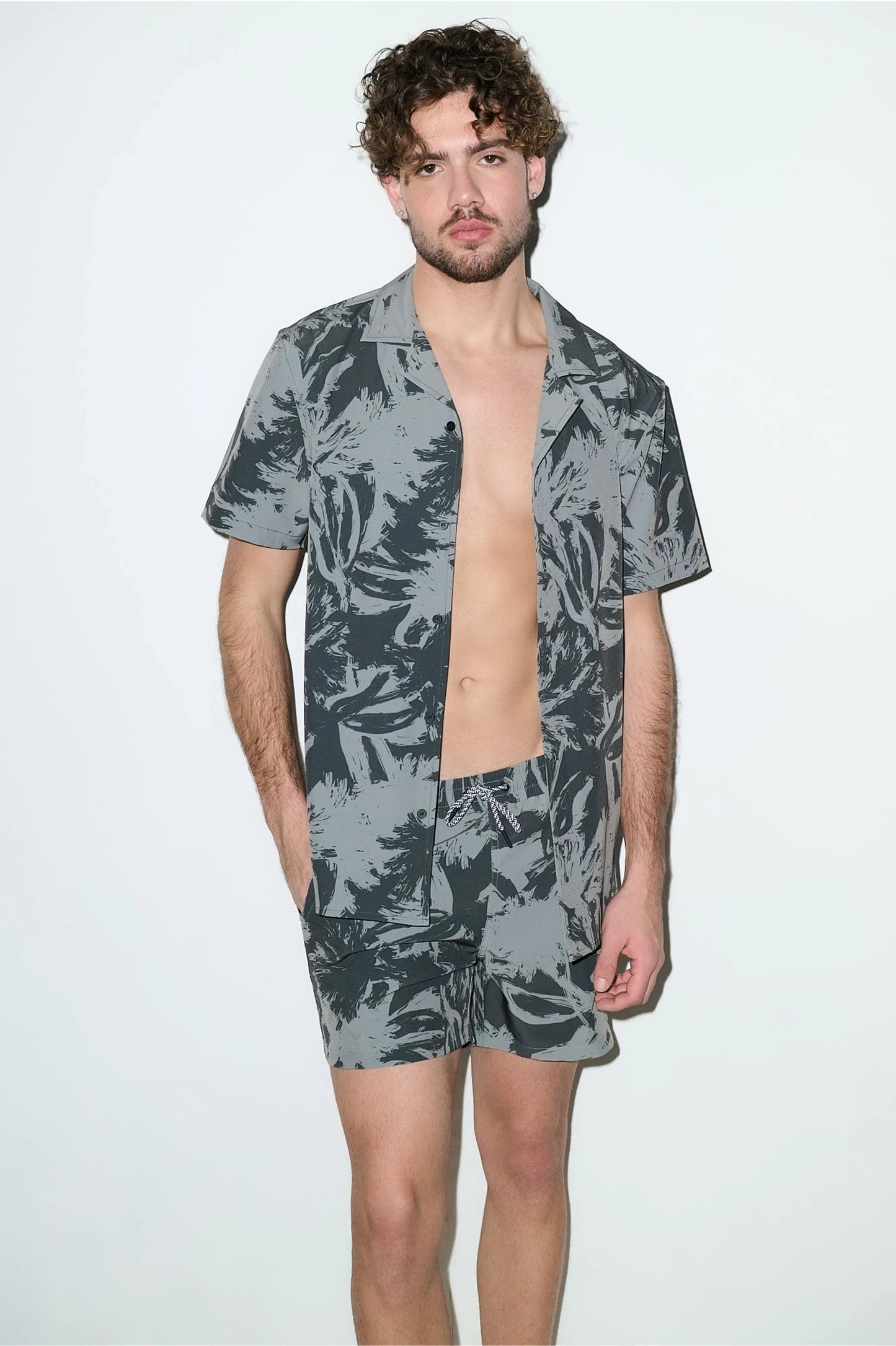 Saint Tropez Cabana Shirt Light Fern