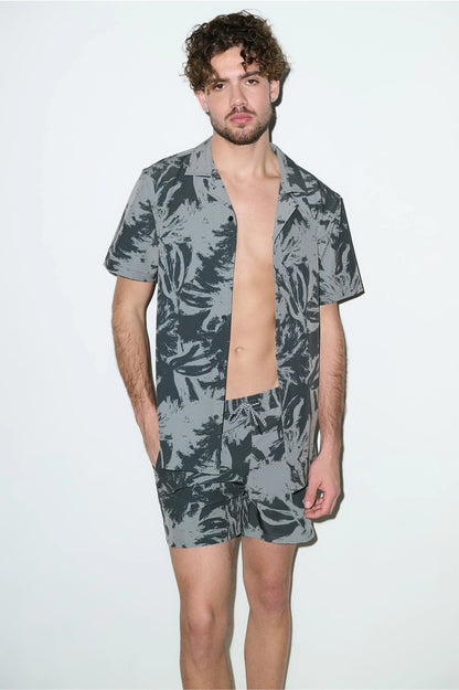 Saint Tropez Cabana Shirt Light Fern