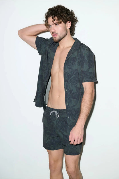 Saint Tropez Cabana Shirt – Dark Olive