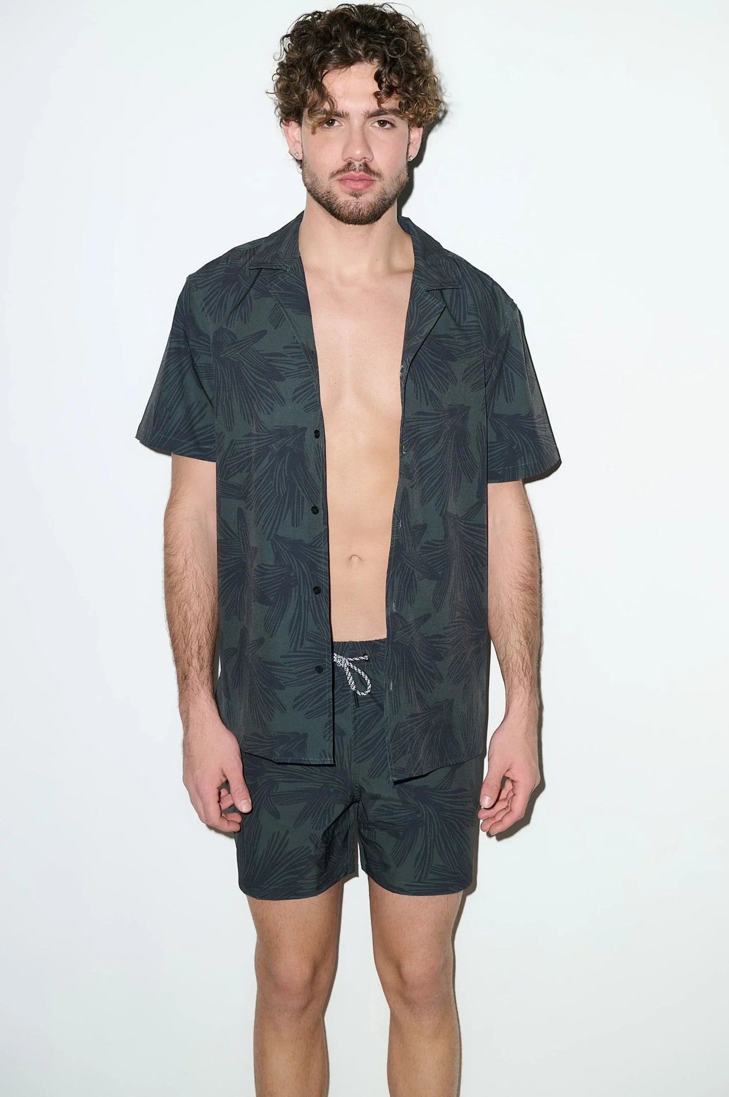 Saint Tropez Cabana Shirt – Dark Olive