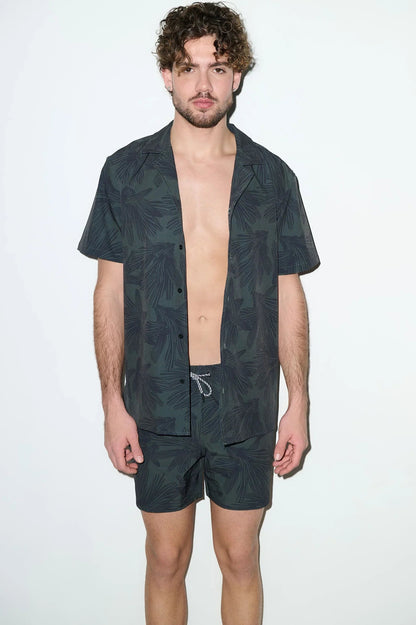 Saint Tropez Cabana Shirt – Dark Olive