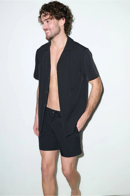 Saint Tropez Cabana Shirt – Onyx