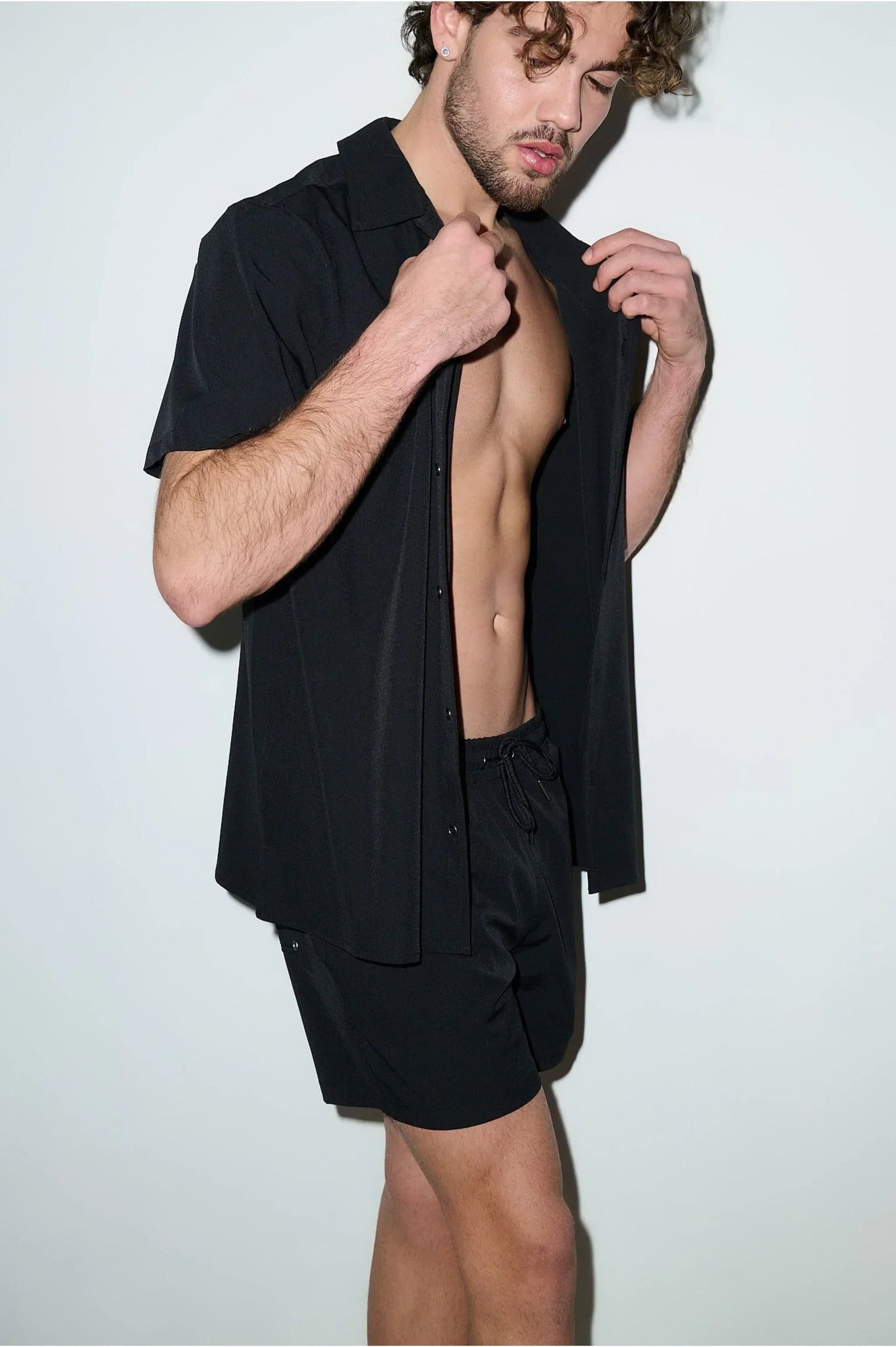 Saint Tropez Cabana Shirt – Onyx