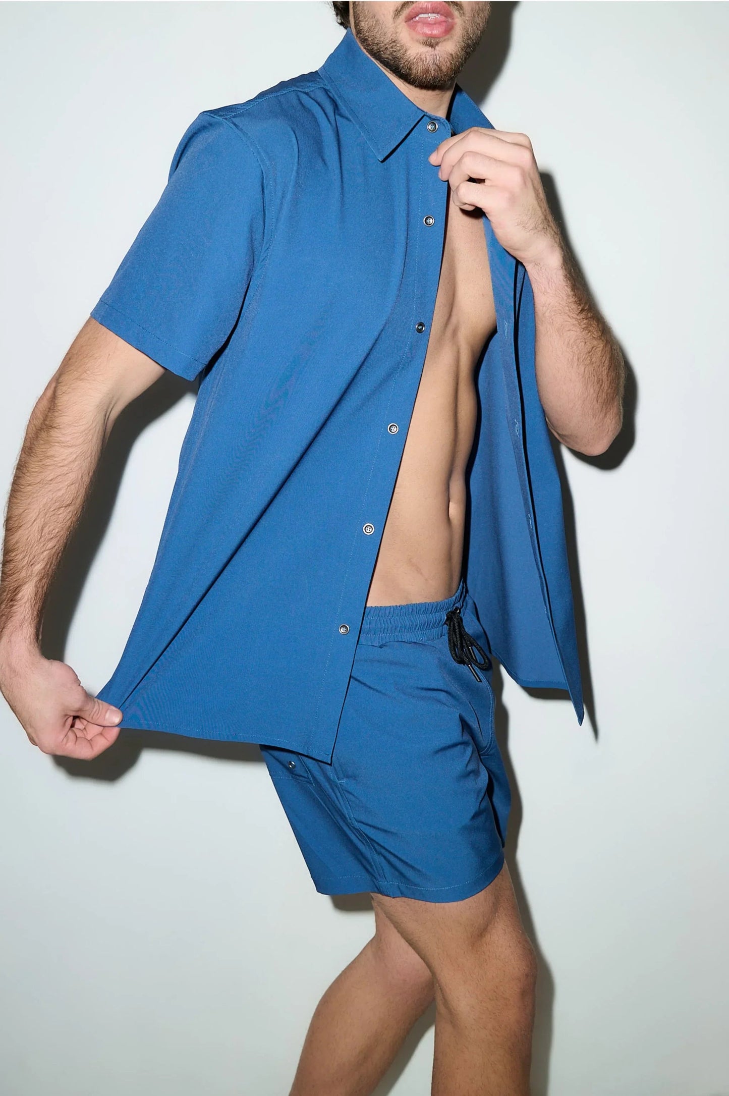 Todos Santos Classic Shirt – Petrol Blue
