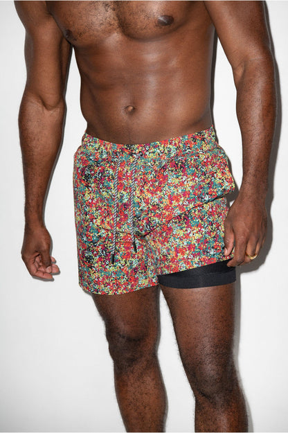 Tulum Volley Swim Trunk Coral Calypso