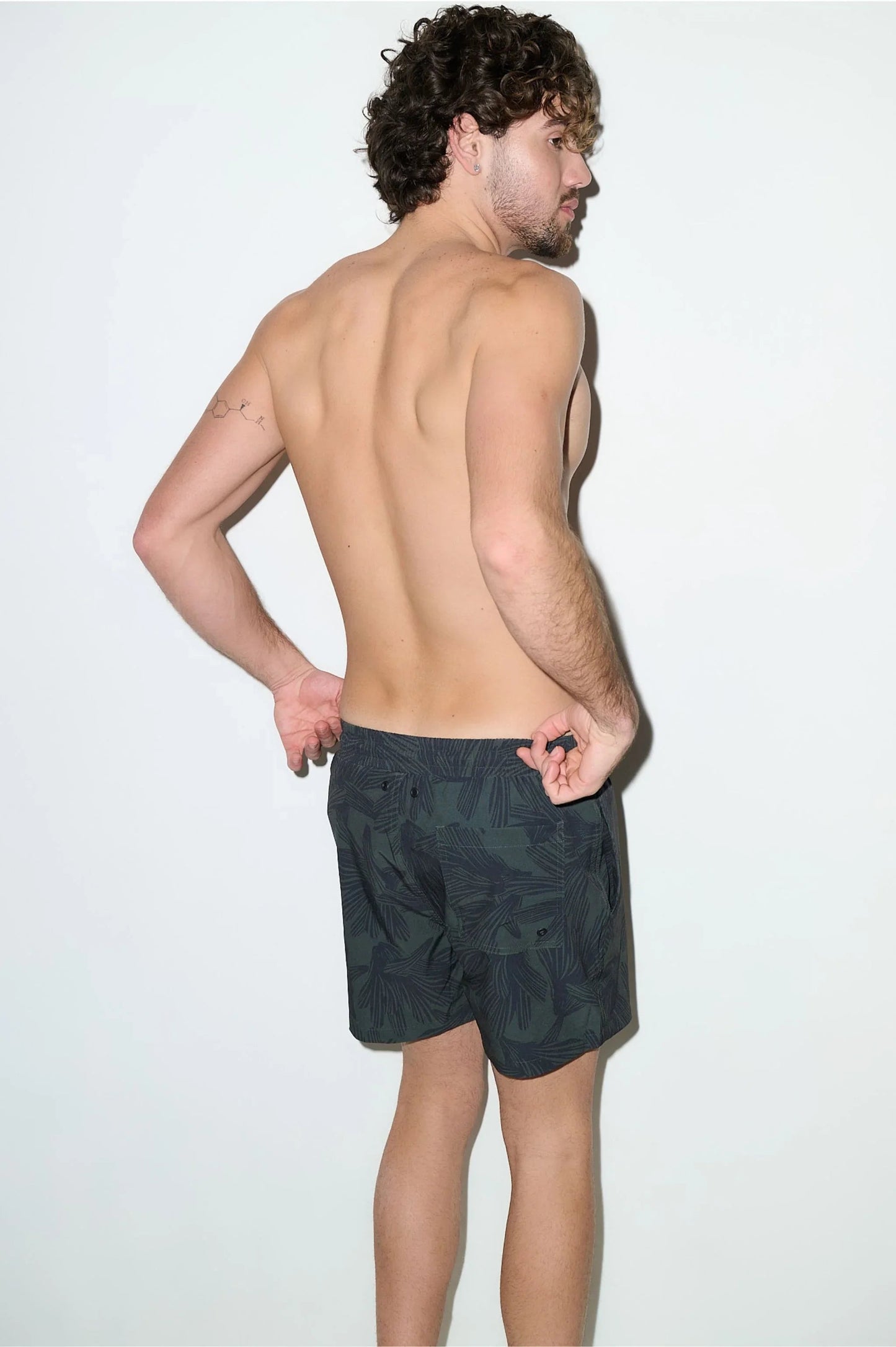 Tulum Volley Swim Trunk Dark Olive