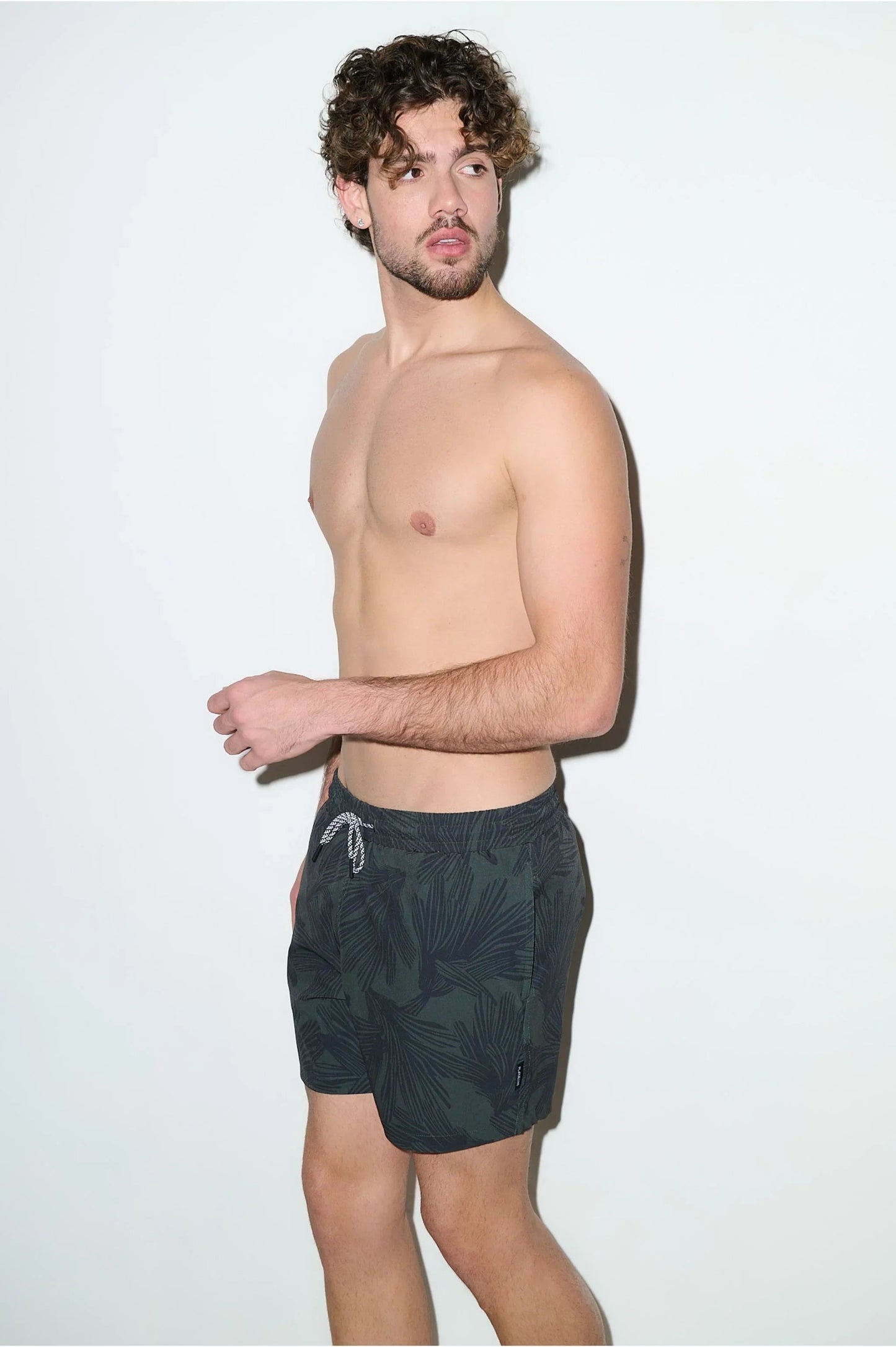 Tulum Volley Swim Trunk Dark Olive