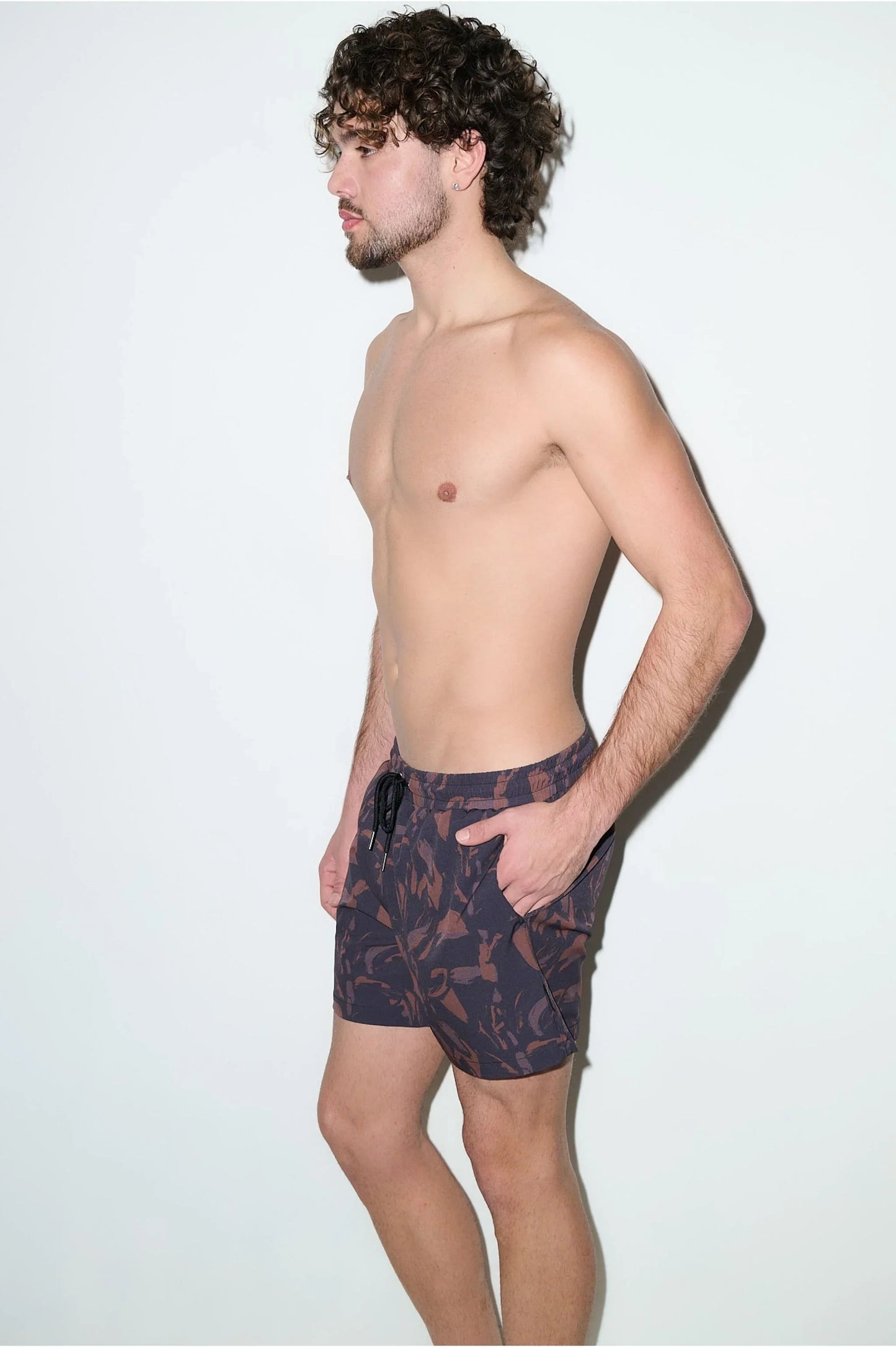 Tulum 5-Inch Swim Trunk – Espresso