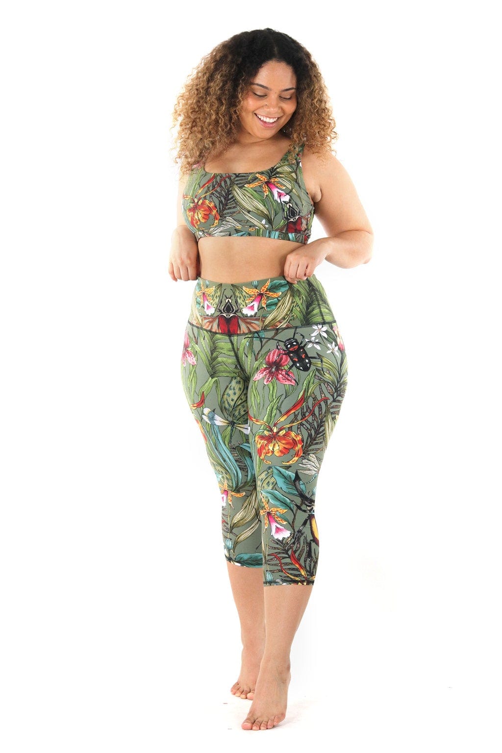 Capri Legging - Green Thumb