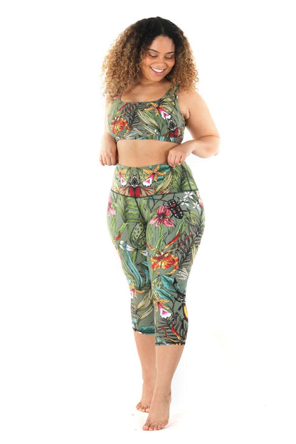 Capri Legging - Green Thumb