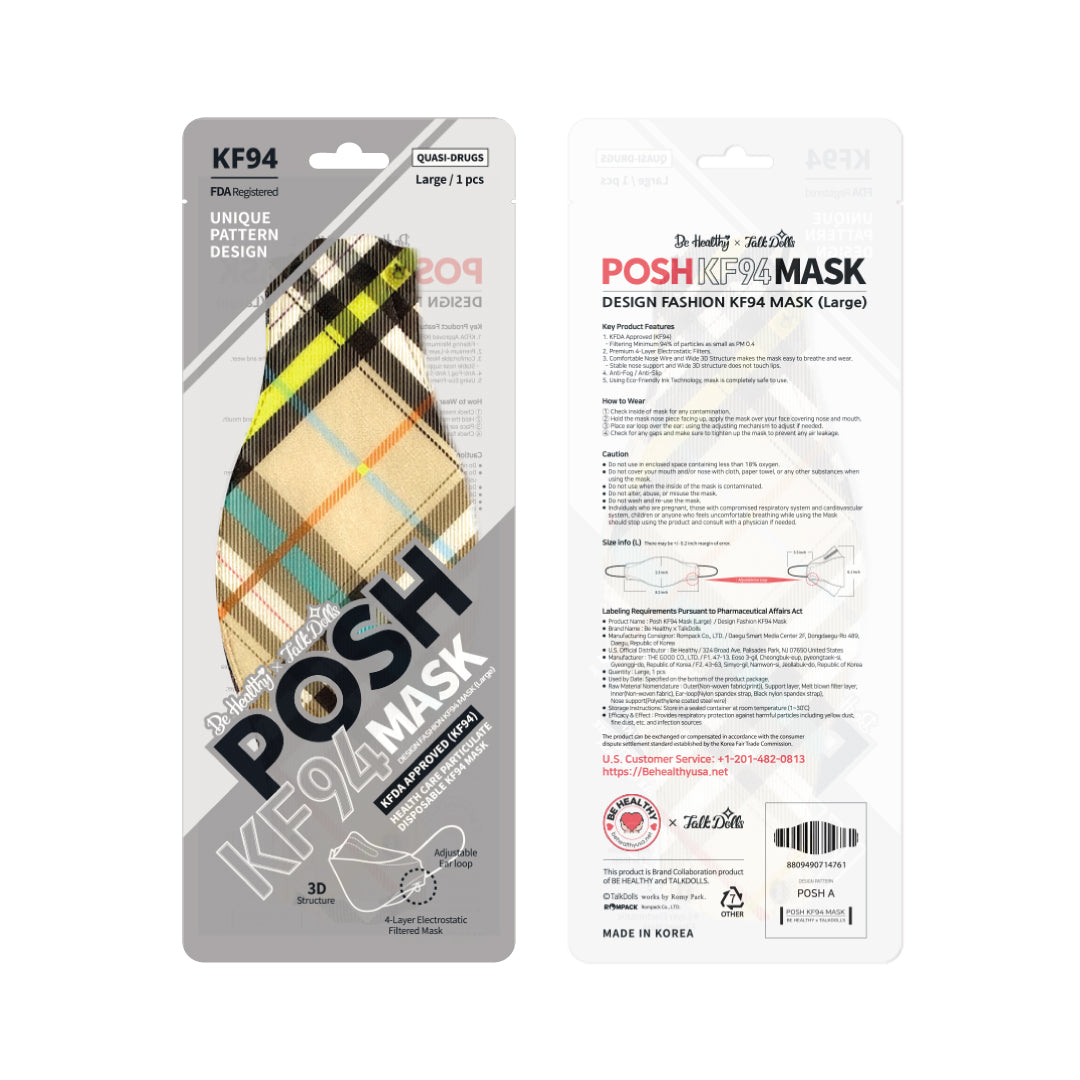 POSH KF94 Mask Beverly Hills (A02)