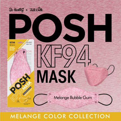 POSH KF94 Mask Melange Bubble Gum (C03)