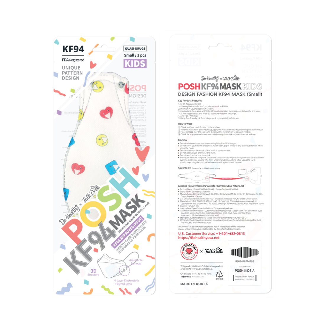 POSH KF94 Small Mask Happy Kids (KA01)