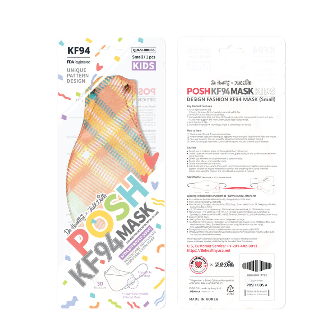 POSH KF94 Small Mask Lovely Kids (KA03)