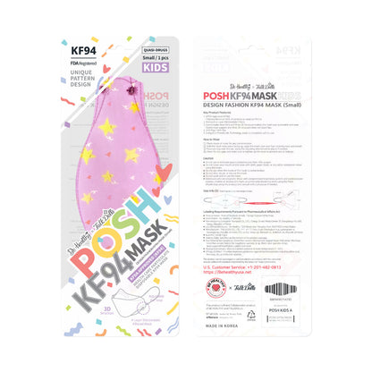 POSH KIDS KF94 Small Mask Little Stars - Purple (KA14)