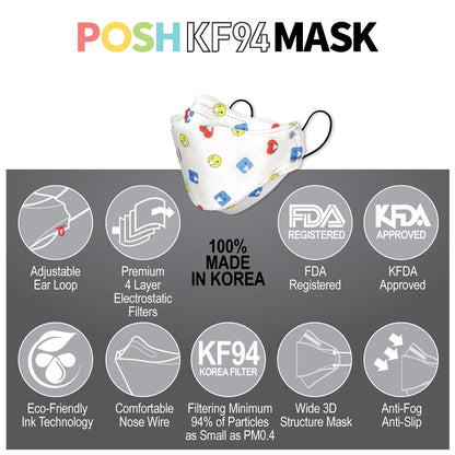 POSH KF94 Small Mask Happy Kids (KA01)