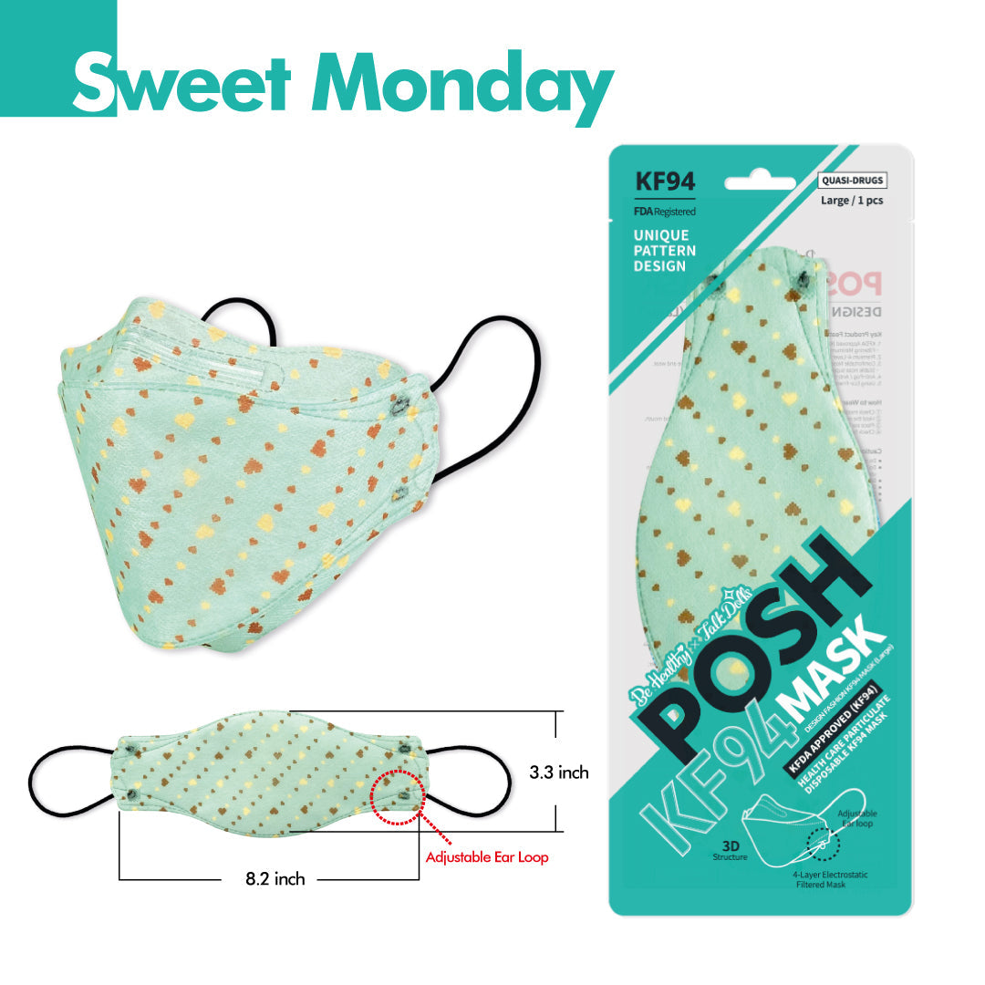 POSH KF94 Mask Sweet Monday (B06)