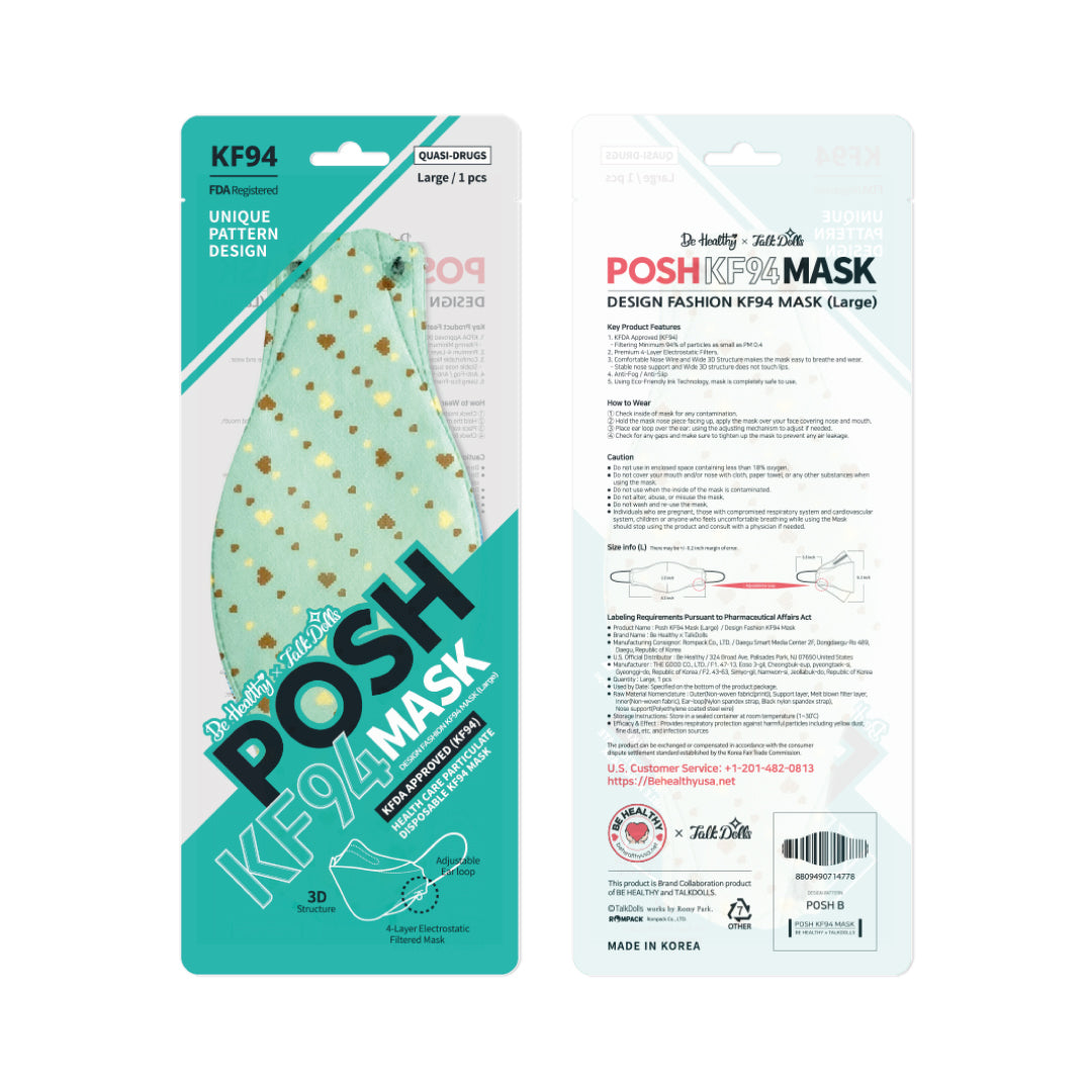 POSH KF94 Mask Sweet Monday (B06)