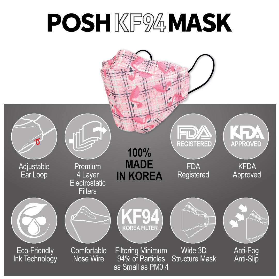 POSH KF94 Mask Funky Tuesday (B07)