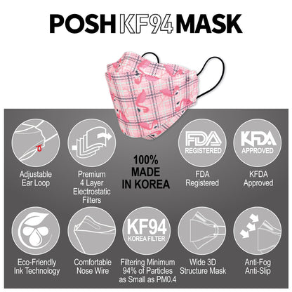 POSH KF94 Mask Funky Tuesday (B07)