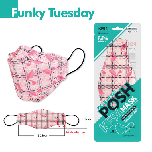 POSH KF94 Mask Funky Tuesday (B07)