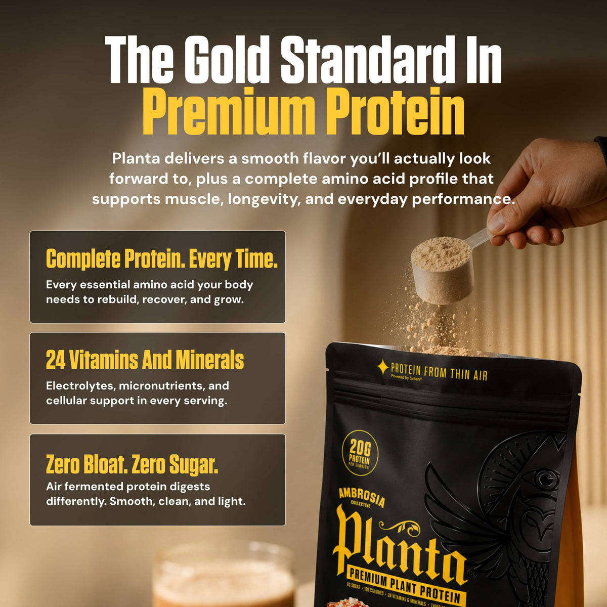 Planta® - Premium Plant Protein (25 Servings)