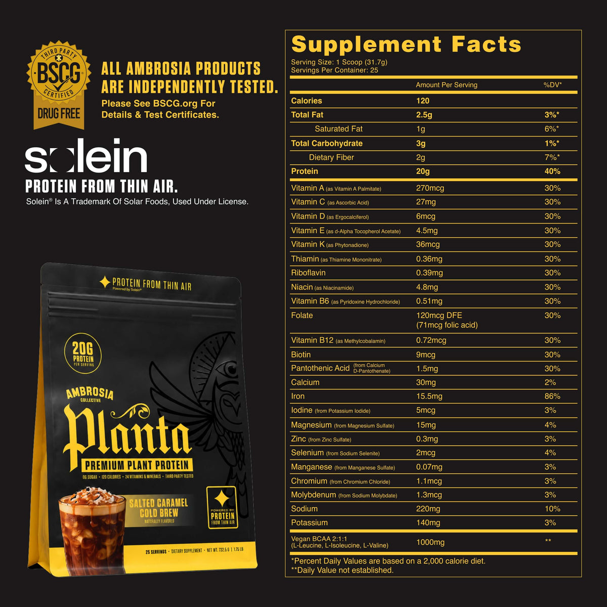 Planta® - Premium Plant Protein (25 Servings)