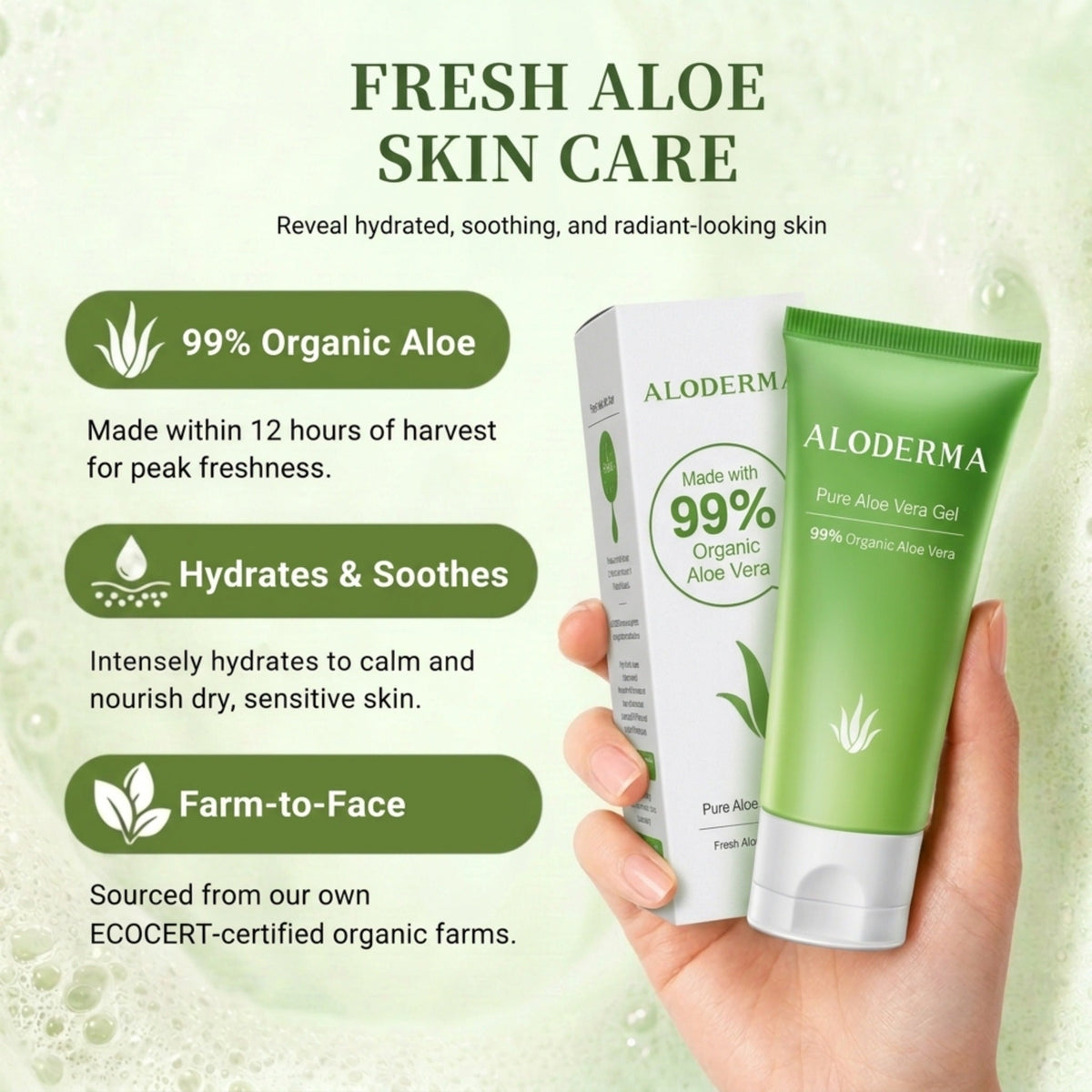Pure Aloe Vera Gel 45G