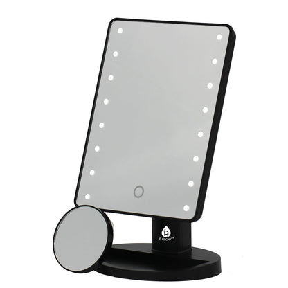 Espejo de maquillaje con luz LED