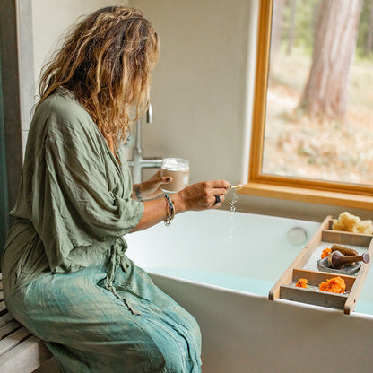 Baño de leche de coco | Ritual ayurvédico de remojo herbal para la piel y el alma