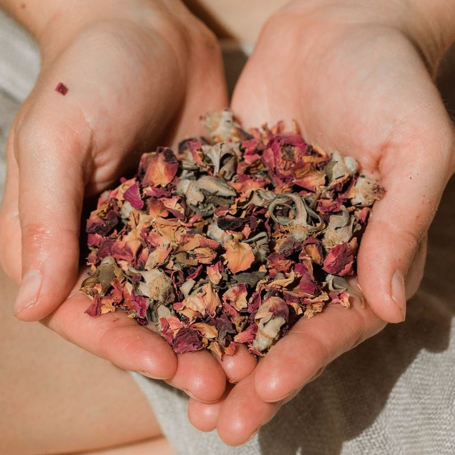 Organic Rose Petals | Ayurvedic Herbal Ally for Heart-Opening