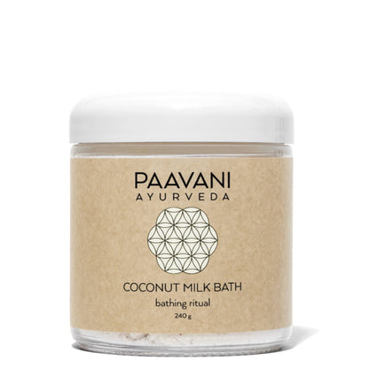 Baño de leche de coco | Ritual ayurvédico de remojo herbal para la piel y el alma