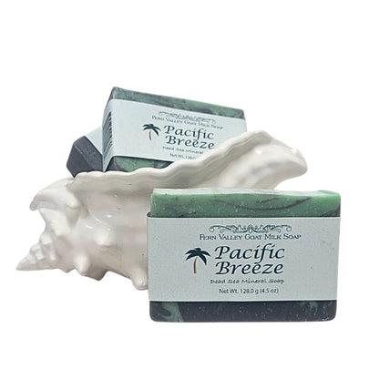 Jabón natural de leche de cabra | Jabón mineral marino | Brisa del Pacífico