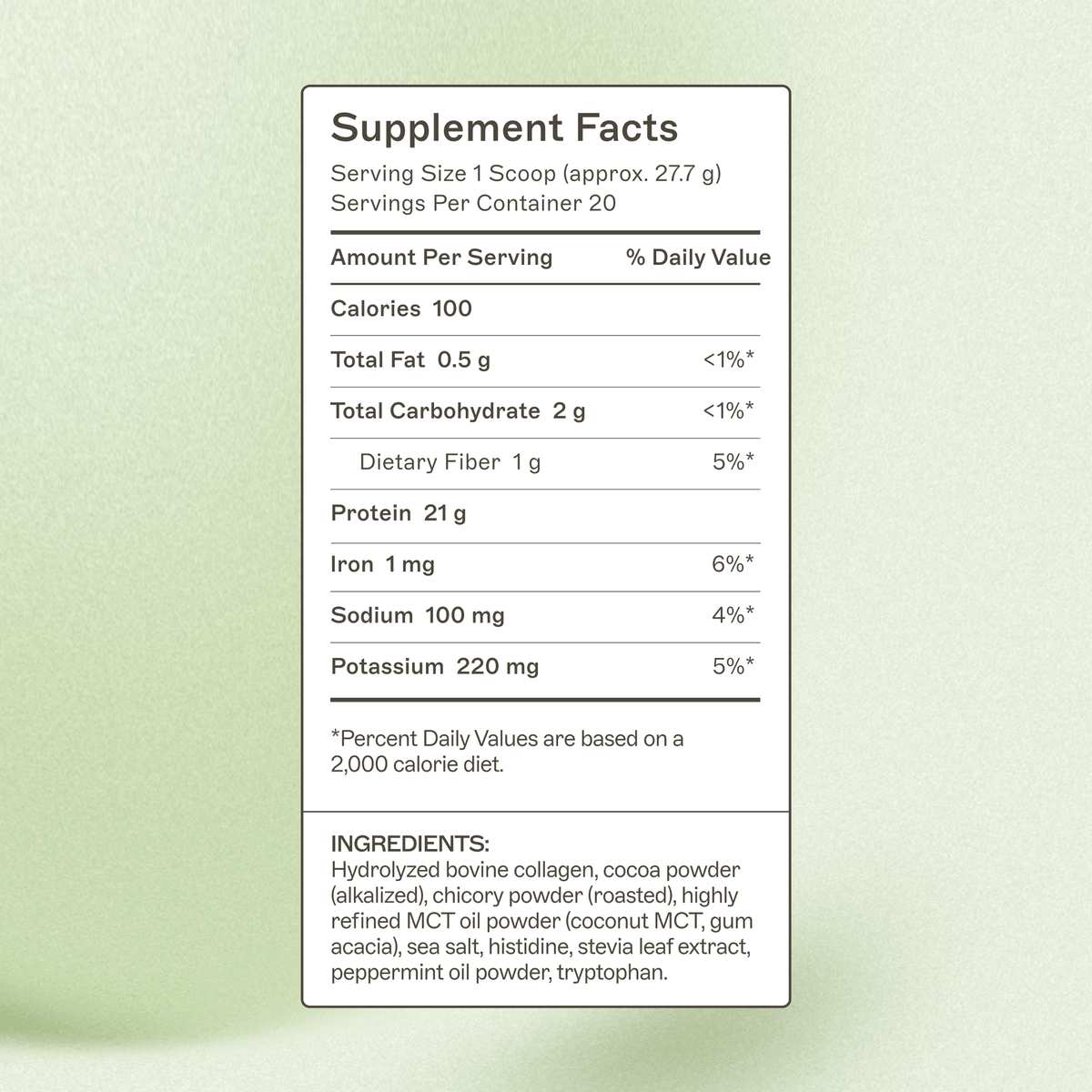 Paleo Protein - Peppermint Mocha