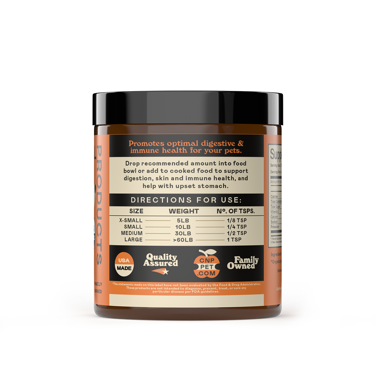 Organic Papaya Powder for Dogs, Cats, & Pets