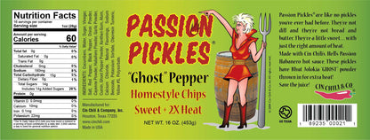 Passion Pickles® Ghost Pepper Homestyle Chips