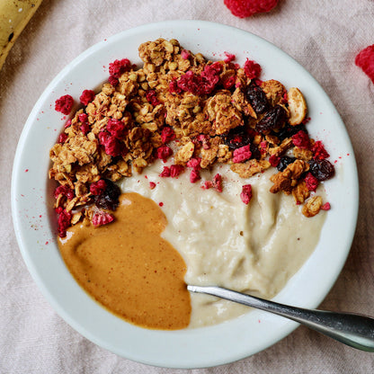Granola croquant au beurre de cacahuètes