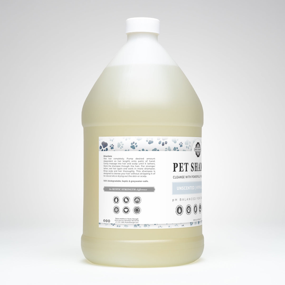 Pet Shampoo | Soothing & Deodorizing | Unscented