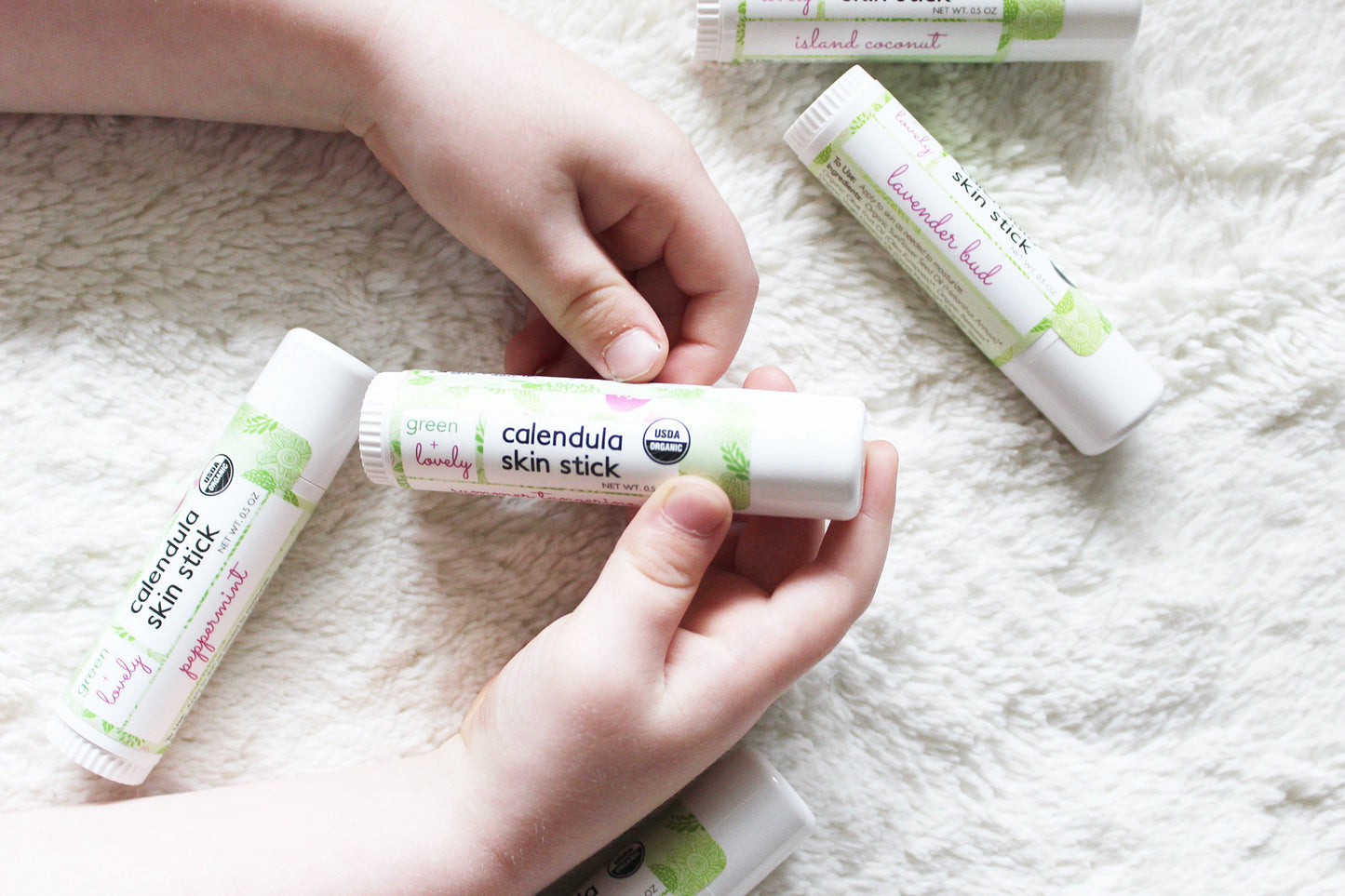 Lavender Bud Skin Stick - Organic Lotion Stick - Travel Size