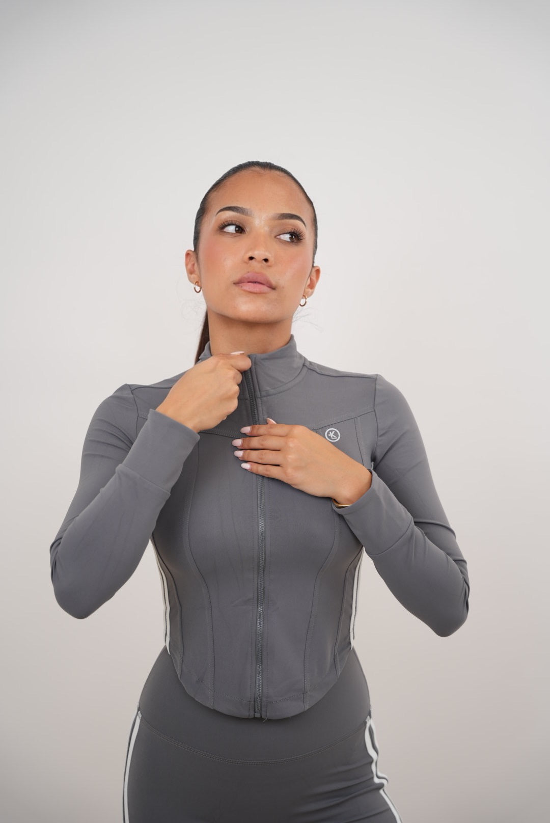 Chaqueta gris I Am Motivated