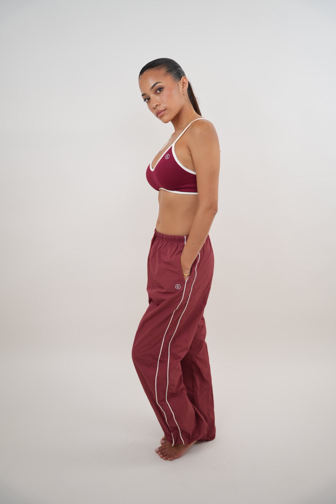 I Accept Change with Grace Red Versatile Relaxed Fit Pant