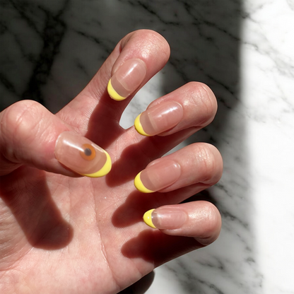 When Life Gives You Lemons 🍋 NFC Nails That Share Your Socials