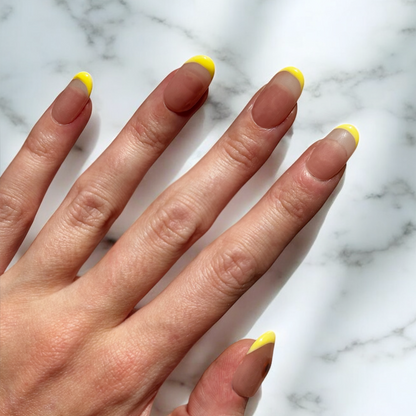 When Life Gives You Lemons 🍋 NFC Nails That Share Your Socials