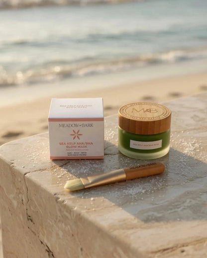 Mascarilla iluminadora con AHA/BHA de algas marinas