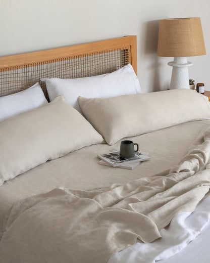 Stonewashed Linen Pillowcases