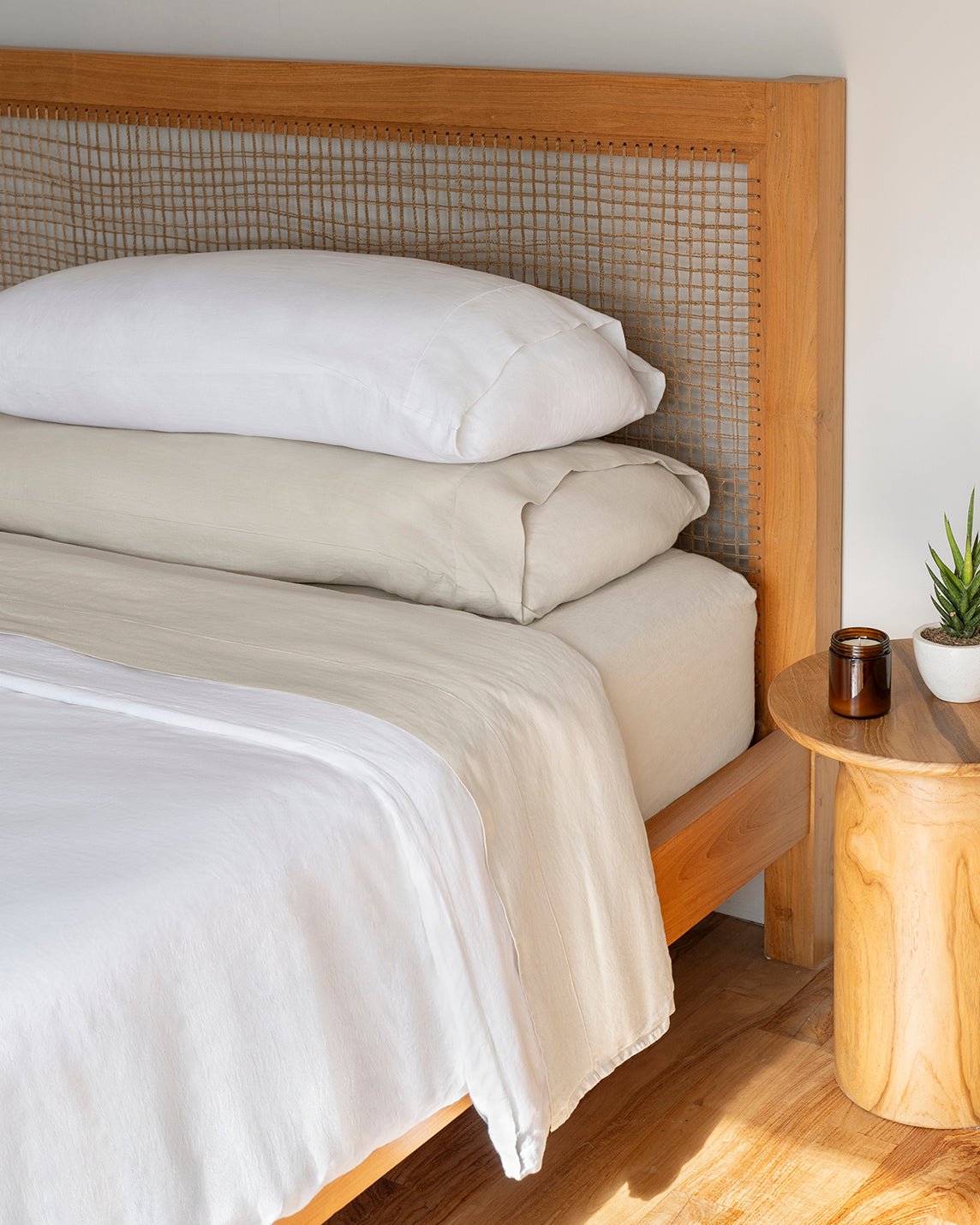 Stonewashed Linen Pillowcases