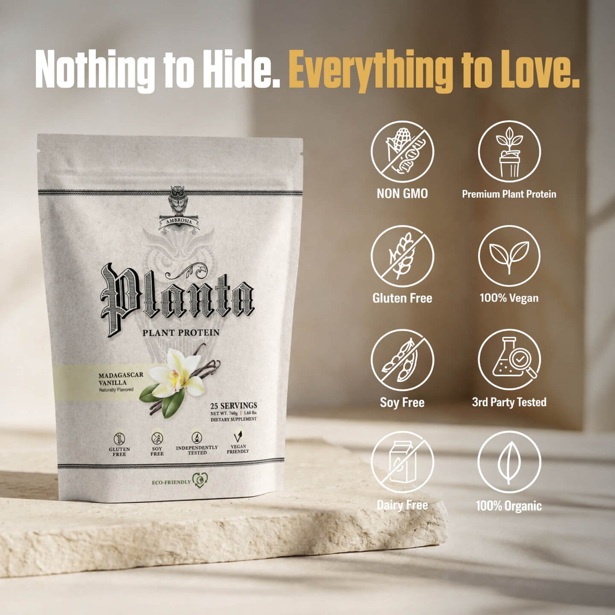 Planta® - Premium Plant Protein (25 Servings)